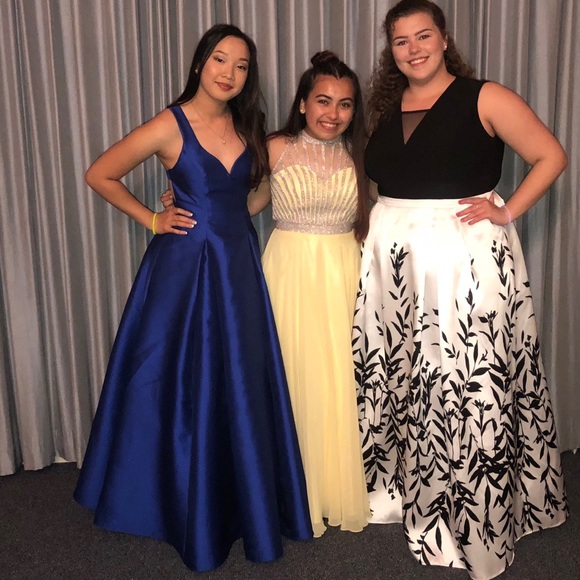 Royal Blue Prom Dress - Picture 5 of 7